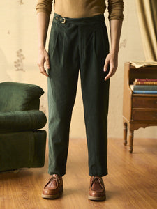 Overlap Pants - Olive