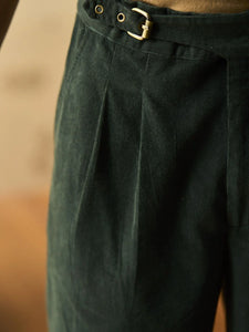 Overlap Pants - Olive