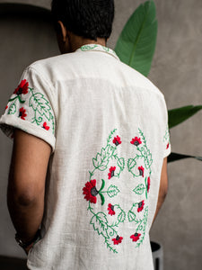 Tablecloth Embroidered Shirt