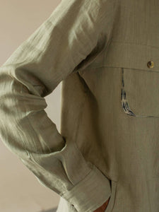 Bevelled Shirt - Olive